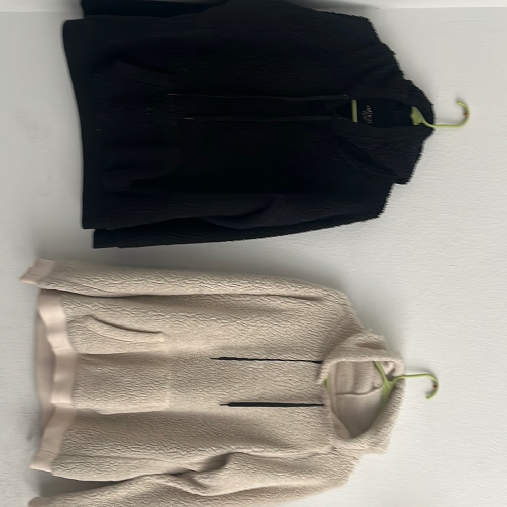 These are both bcg jackets that are nice cozy jackets/sweater